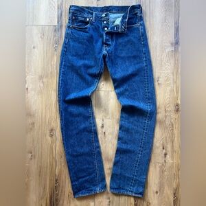 Vintage 1990s Levi’s 501 Original Fit Jeans Men’s W31 L34 Dark Wash Denim